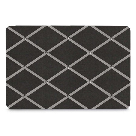 United Visual Products 24"x36" 1-Door Enclosed Outdoor Letterboard, Grey Felt/Black UV1160DPLUS-BLACK-GREY